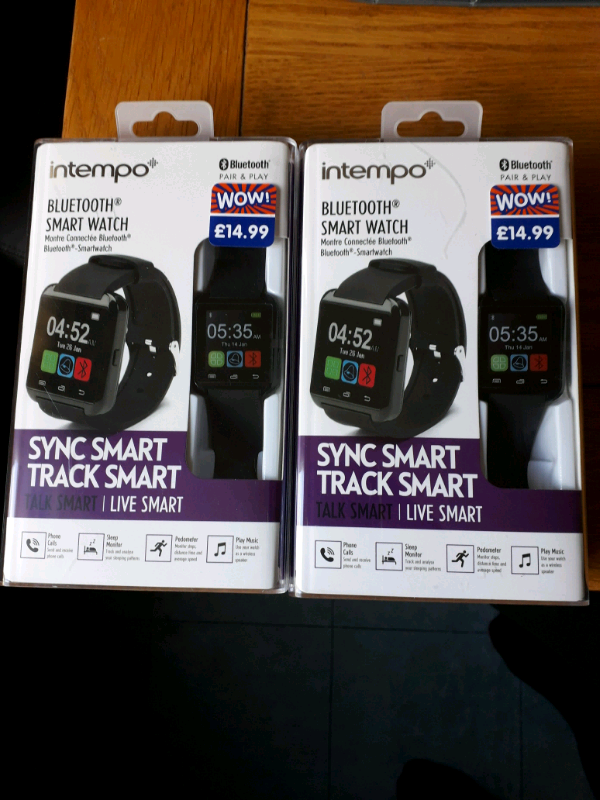intempo bluetooth smart watch